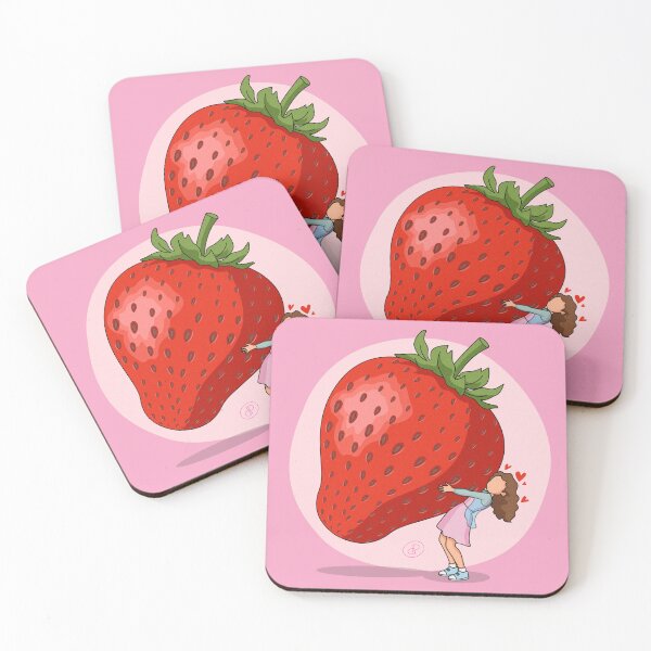Item preview, Girl strawberry love design designed and sold by DaisyTwinkles.