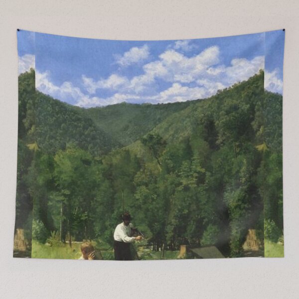 Item preview, The Farmer and His Son at Harvesting designed and sold by SharonTheFirst.