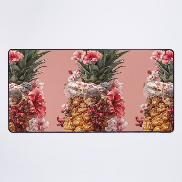 Item preview, Pineapple Tropical Fruits and Flowers designed and sold by Grafititee.