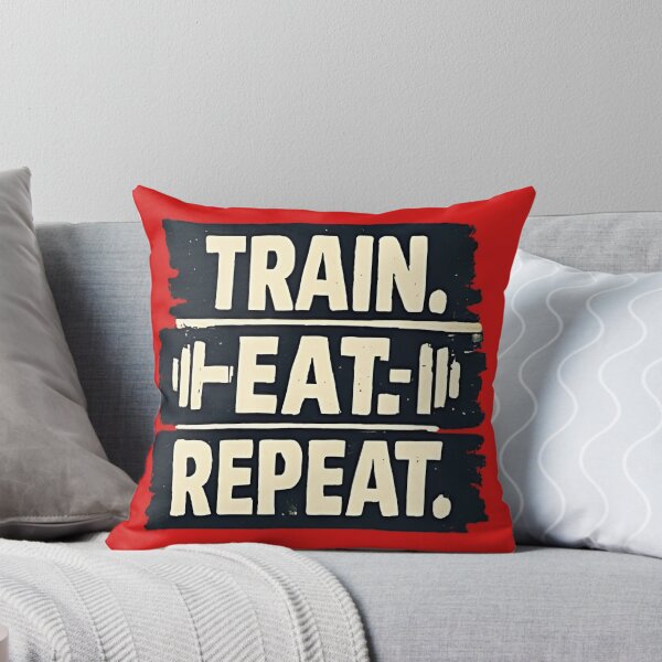 Item preview, Train Repeat t-shirt designed and sold by DealNest.