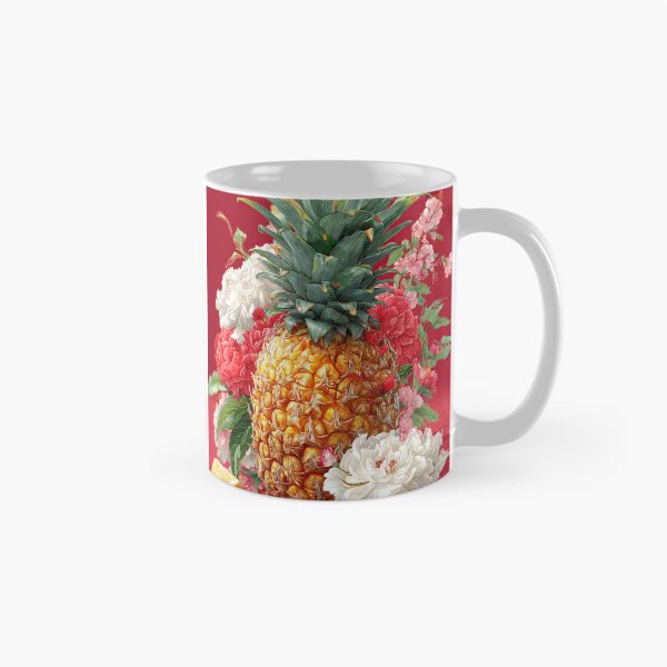 Item preview, Pineapple Tropical Fruits and Flowers designed and sold by Grafititee.