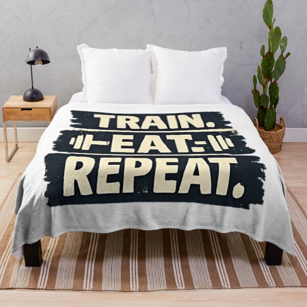 Item preview, Train Repeat t-shirt designed and sold by DealNest.