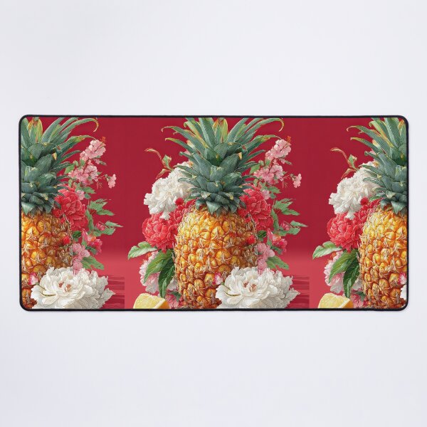 Item preview, Pineapple Tropical Fruits and Flowers designed and sold by Grafititee.
