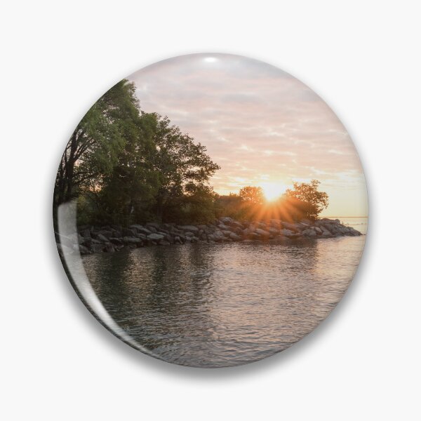 Item preview, Peaceful Sunrise on a Rocky Shoreline designed and sold by Georgia Mizuleva.