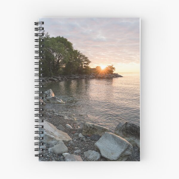 Item preview, Peaceful Sunrise on a Rocky Shoreline designed and sold by Georgia Mizuleva.