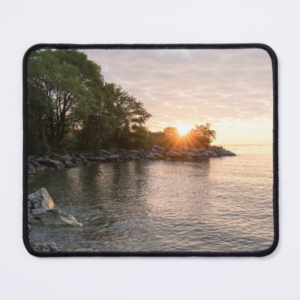 Item preview, Peaceful Sunrise on a Rocky Shoreline designed and sold by Georgia Mizuleva.