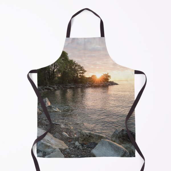 Item preview, Peaceful Sunrise on a Rocky Shoreline designed and sold by Georgia Mizuleva.