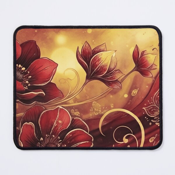 Item preview, Crimson And Gold Fantasy Orchid Art designed and sold by SassyArtistry.