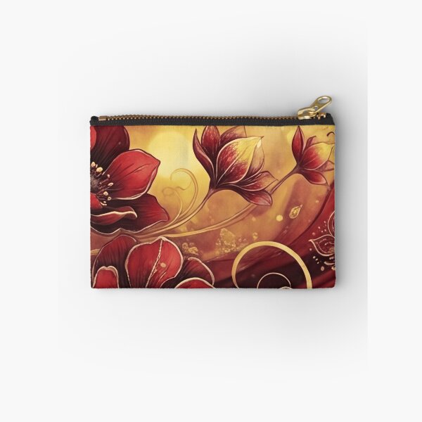 Item preview, Crimson And Gold Fantasy Orchid Art designed and sold by SassyArtistry.