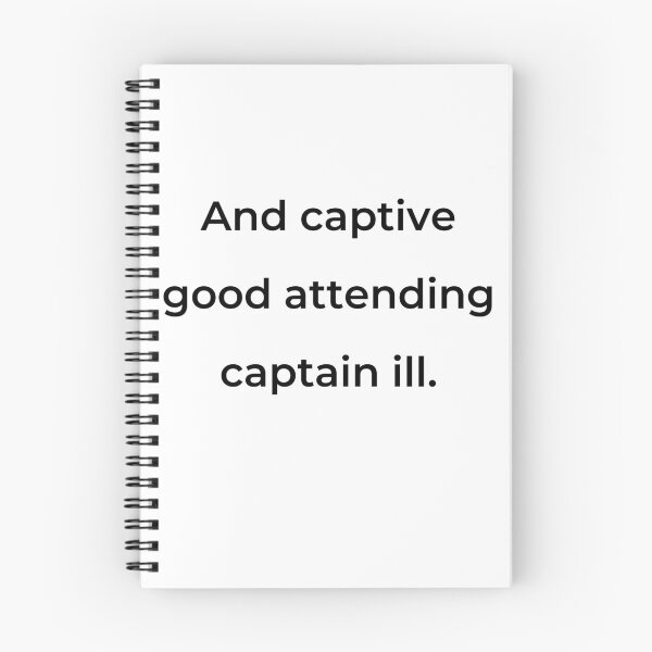 Item preview, “And captive good attending captain ill:” - print black designed and sold by ariksworld.