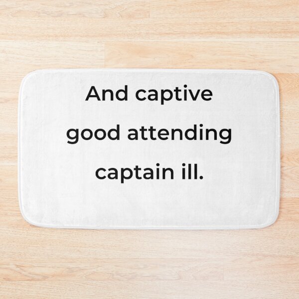 Item preview, “And captive good attending captain ill:” - print black designed and sold by ariksworld.