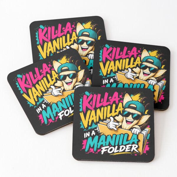 Item preview, Killa Vanilla in a Manila Folder | Funny Office Pun Graphic Tee designed and sold by EverclearDesign.
