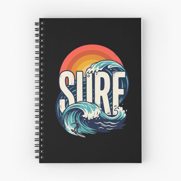 Item preview, Surf Vintage Retro Ocean Wave designed and sold by dudelinart.