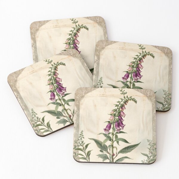 Item preview, Vintage Foxglove Botanical Illustration | Antique Cottagecore Floral Art | Purple Digitalis Flower designed and sold by Mousy17.