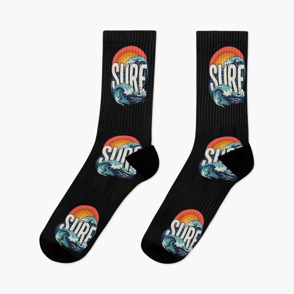 Item preview, Surf Vintage Retro Ocean Wave designed and sold by dudelinart.