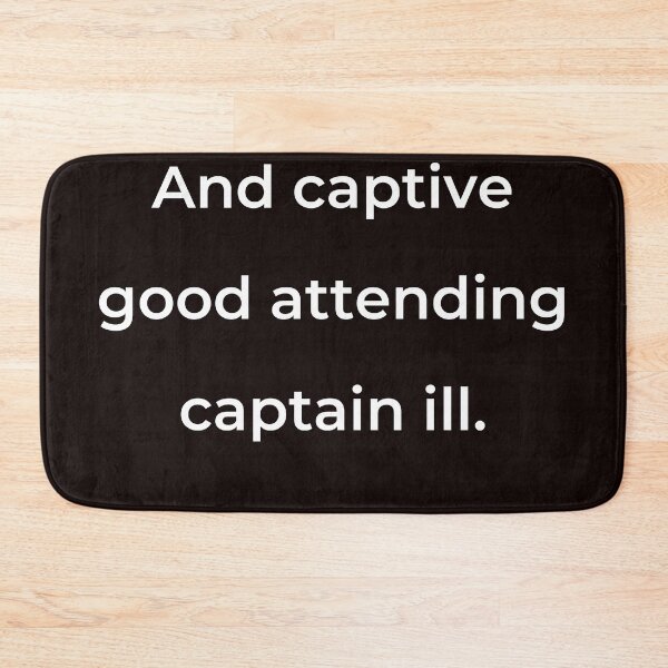 Item preview, “And captive good attending captain ill:” - print white designed and sold by ariksworld.
