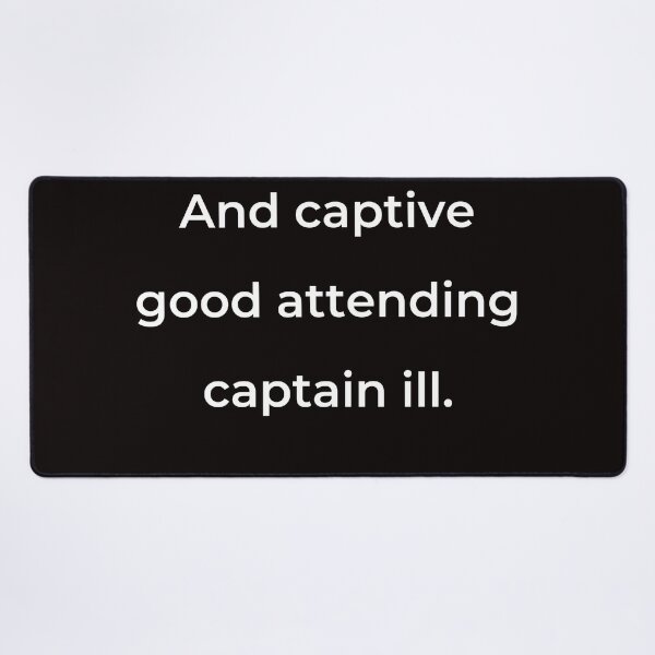 Item preview, “And captive good attending captain ill:” - print white designed and sold by ariksworld.