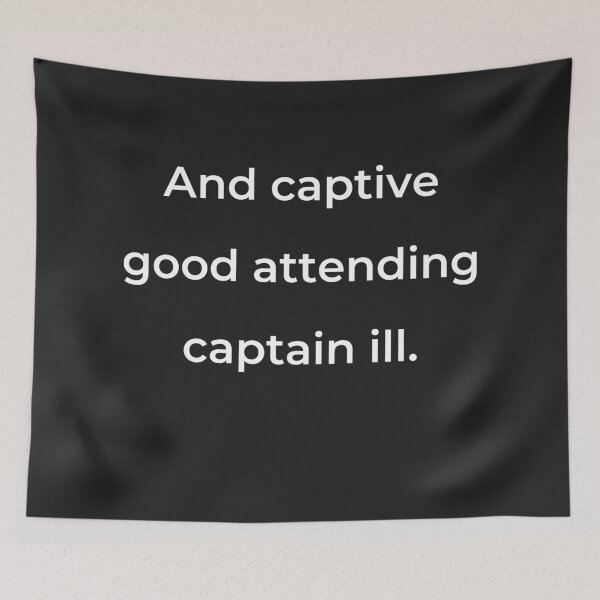 Item preview, “And captive good attending captain ill:” - print white designed and sold by ariksworld.