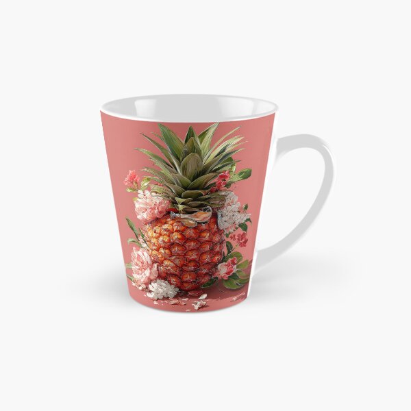 Item preview, Pineapple Tropical Fruits and Flowers designed and sold by Grafititee.