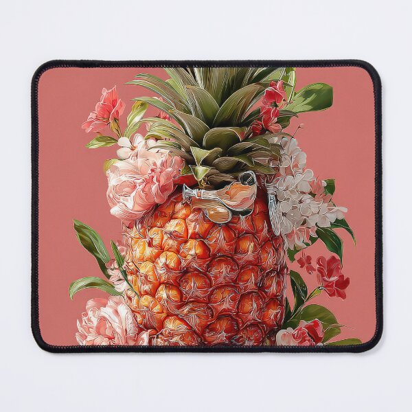 Item preview, Pineapple Tropical Fruits and Flowers designed and sold by Grafititee.