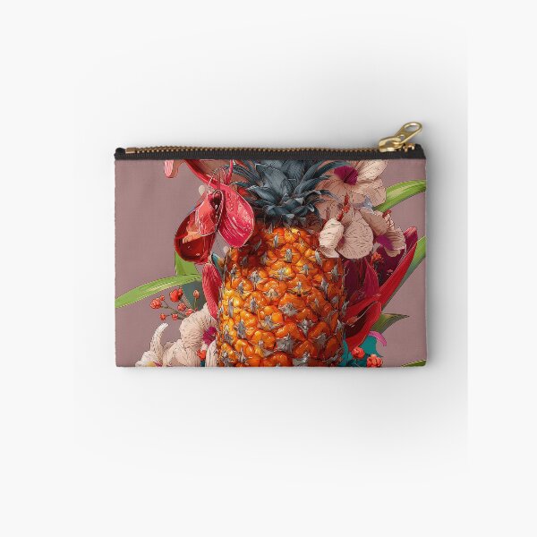 Item preview, Pineapple Tropical Fruits and Flowers designed and sold by Grafititee.