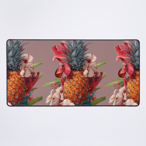 Item preview, Pineapple Tropical Fruits and Flowers designed and sold by Grafititee.
