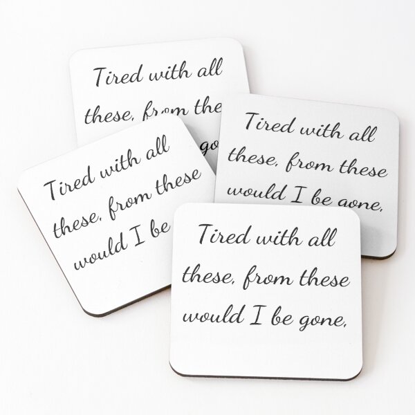 Item preview, “Cansado de todo esto, de esto me alejaría”, - letra negra designed and sold by ariksworld.