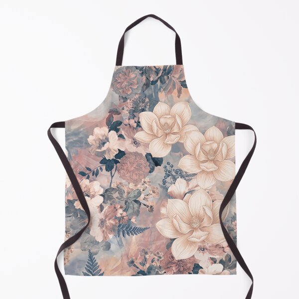 Item preview, floral peach roses with leaf pattern designed and sold by paramexshop.