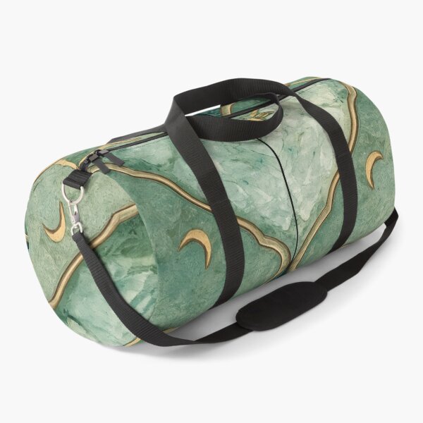 Item preview, Gold Emerald Moroccan Tile Crescent Moon Mosaic Pattern designed and sold by GrinGalore.