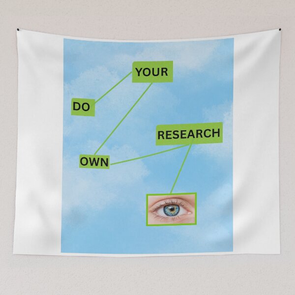 Item preview, Do Your Own research designed and sold by ReFuture.