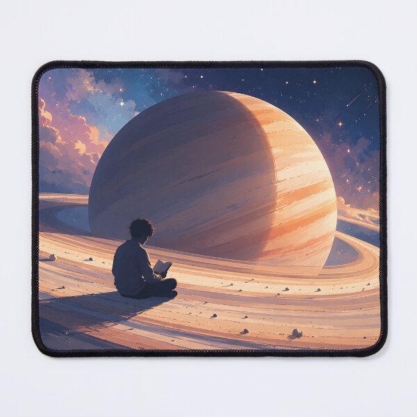 Item preview, Reading on Saturn’s Rings designed and sold by Day Dreamer.