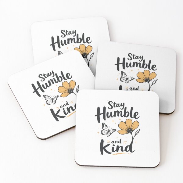 Item preview, Stay Humble and Kind Butterfly Flower designed and sold by DavidTeeStudio.