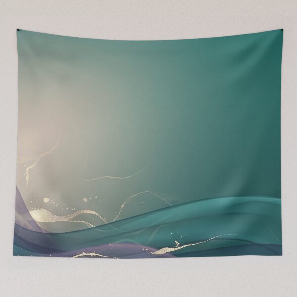 Item preview, Emerald Green Abstract Marble Wave Art designed and sold by SassyArtistry.