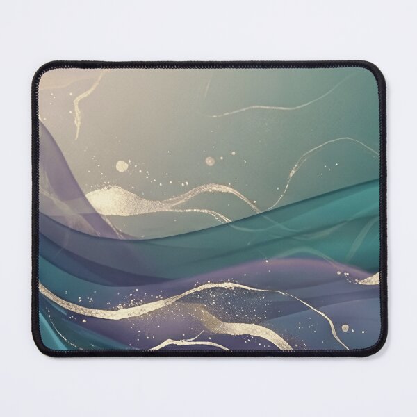 Item preview, Emerald Green Abstract Marble Wave Art designed and sold by SassyArtistry.