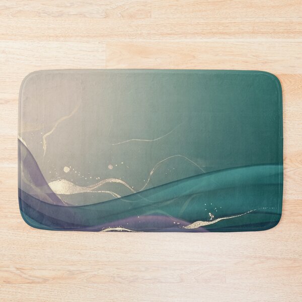 Item preview, Emerald Green Abstract Marble Wave Art designed and sold by SassyArtistry.