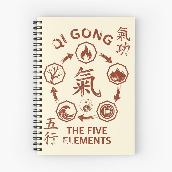 Item preview, Vintage Qi Gong Five Elements Yin Yang designed and sold by Imaginationbeyond.