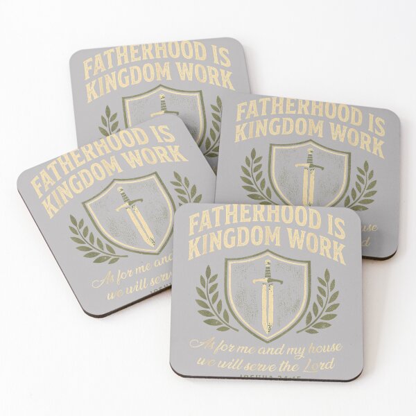 Item preview, Fatherhood is Kingdom Work Father's Day Christian Dad Daddy designed and sold by GreggRoss.