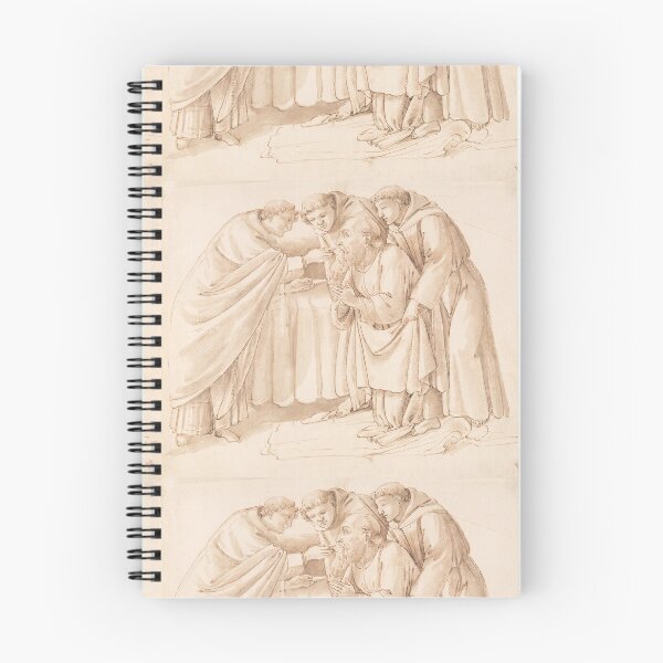 Item preview, Monks Attending a Dying Saint Sketch designed and sold by artofuniverse.