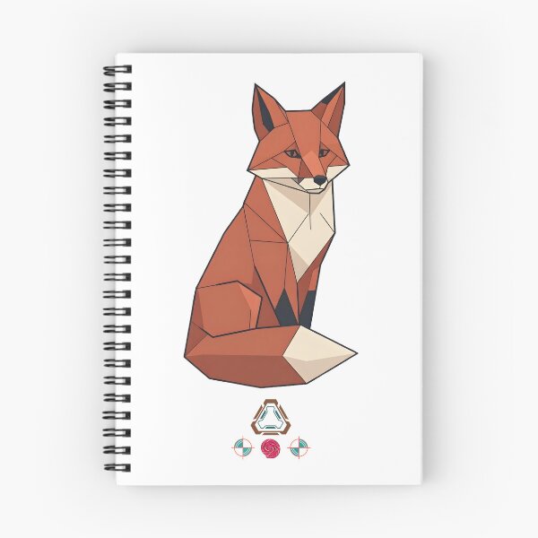 Item preview, Low Poly Red Fox – Modern Geometric Wildlife Design designed and sold by Whimsy Trail Co.