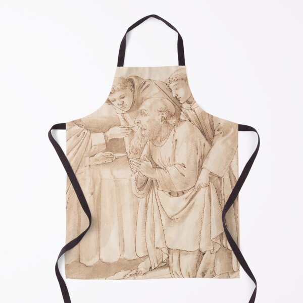 Item preview, Monks Attending a Dying Saint Sketch designed and sold by artofuniverse.