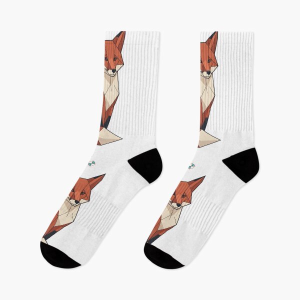 Item preview, Low Poly Red Fox – Modern Geometric Wildlife Design designed and sold by Whimsy Trail Co.
