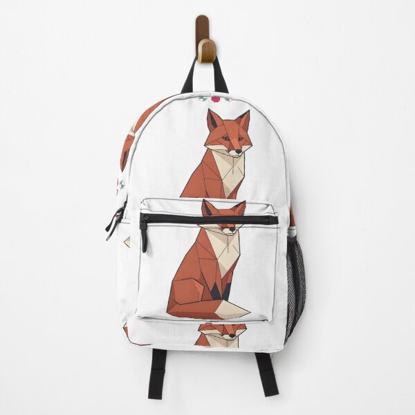 Item preview, Low Poly Red Fox – Modern Geometric Wildlife Design designed and sold by Whimsy Trail Co.
