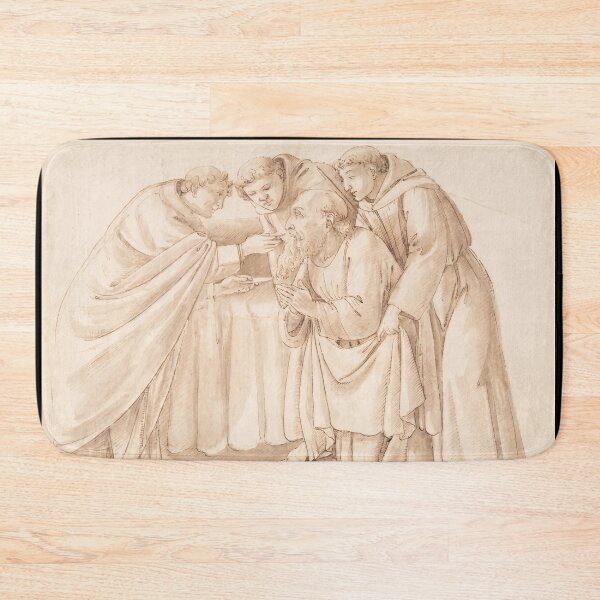 Item preview, Monks Attending a Dying Saint Sketch designed and sold by artofuniverse.