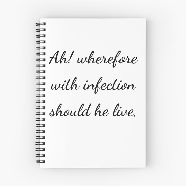 Item preview, “Ah! wherefore with infection should he live,” - handwriting black designed and sold by ariksworld.