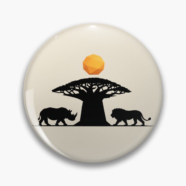 Item preview, African Sunset Minimalist Graphic designed and sold by JonelCrafts.