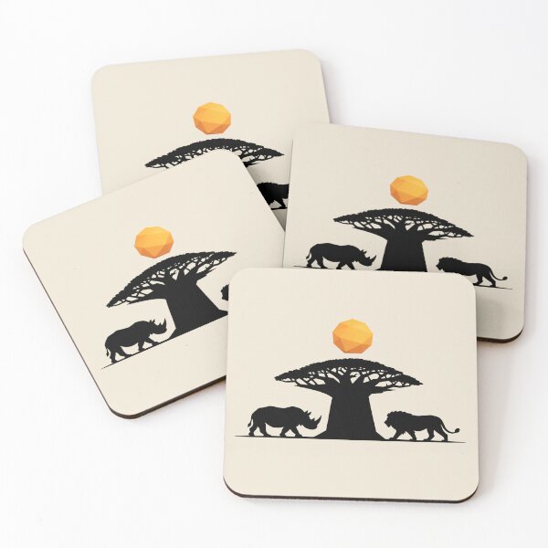 Item preview, African Sunset Minimalist Graphic designed and sold by JonelCrafts.