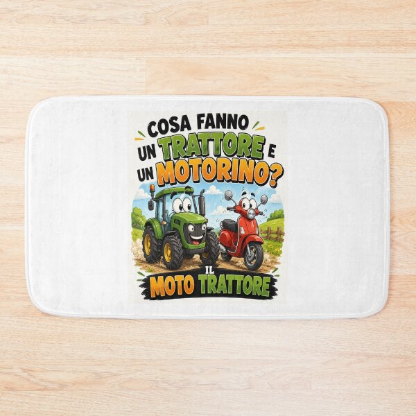 Item preview, Funny Tractor and Scooter – Moto Trattore Cartoon Joke designed and sold by RipantinaFantasy .