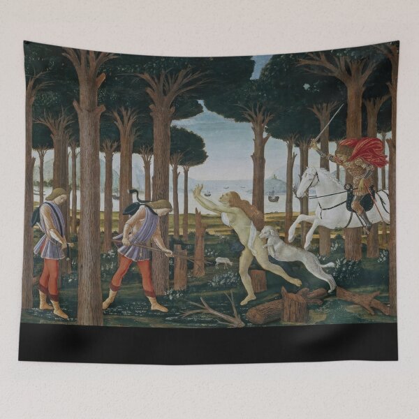 Item preview, Nastagio degli Onesti Forest Vision designed and sold by artofuniverse.