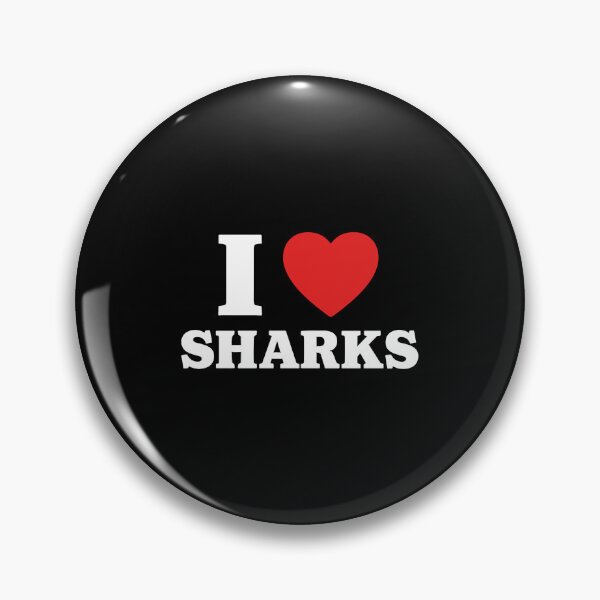 Item preview, I Love Sharks Ocean Marine Animal Lover designed and sold by PopStars1993.