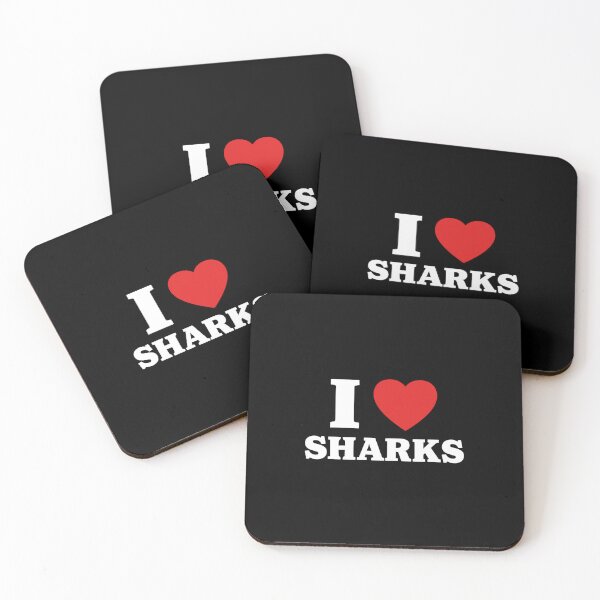 Item preview, I Love Sharks Ocean Marine Animal Lover designed and sold by PopStars1993.